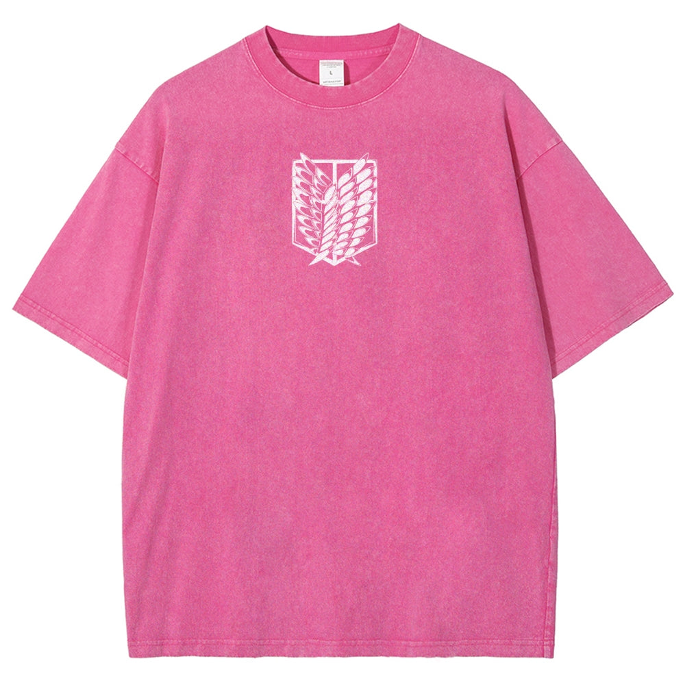 Attack On Titan Unisex Fit Washed T-Shirt 2503000071