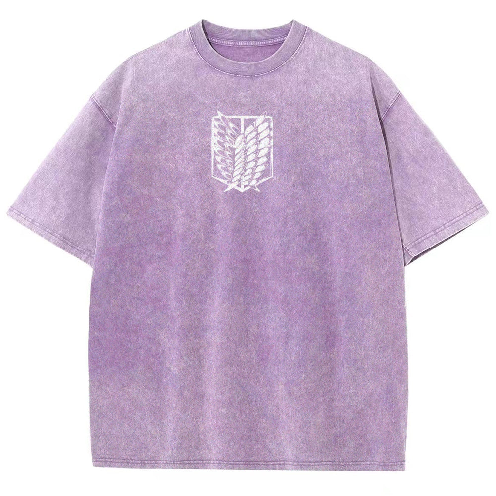 Attack On Titan Unisex Fit Washed T-Shirt 2503000071