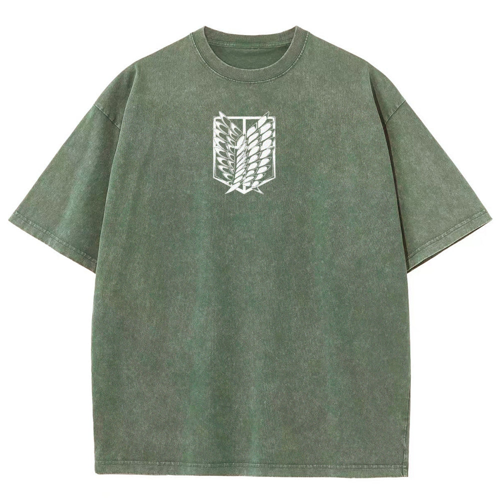 Attack On Titan Unisex Fit Washed T-Shirt 2503000071