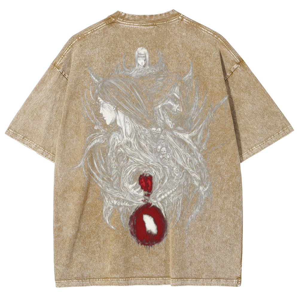 Attack On Titan Unisex Fit Washed T-Shirt 2503000078