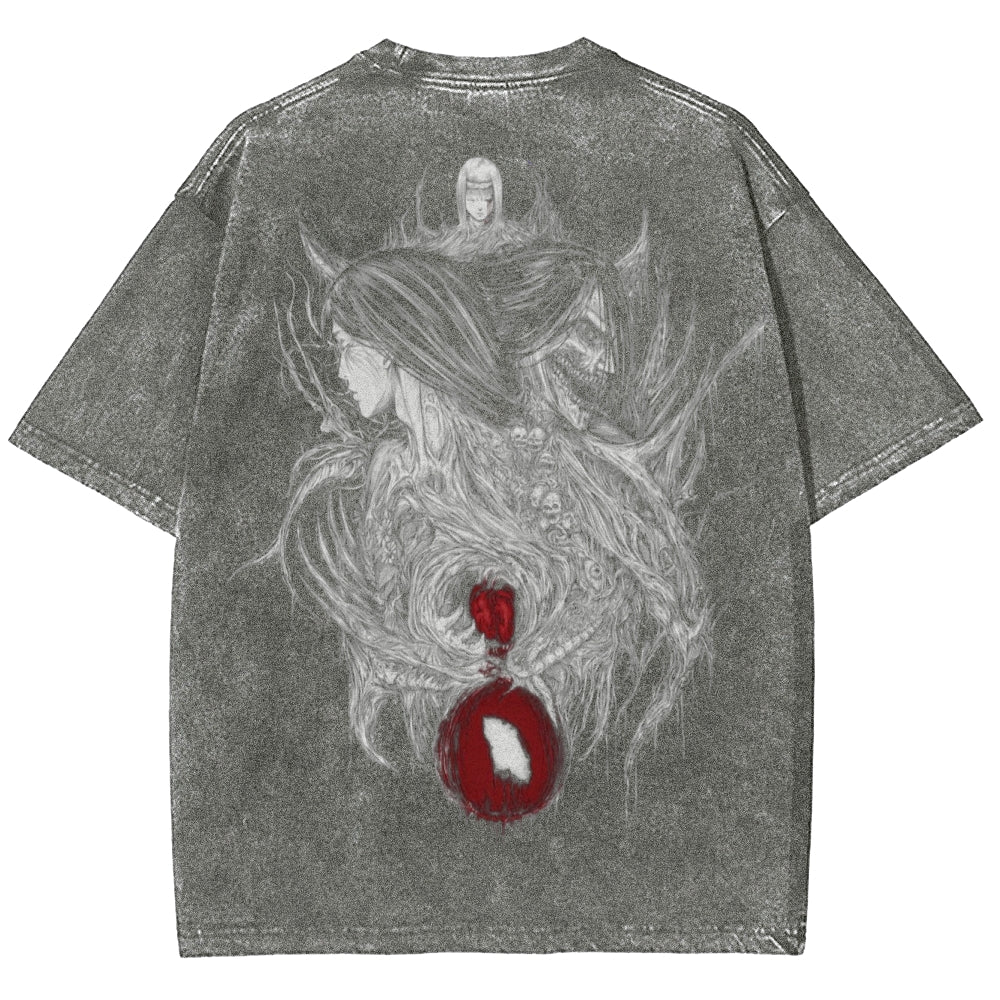 Attack On Titan Unisex Fit Washed T-Shirt 2503000078