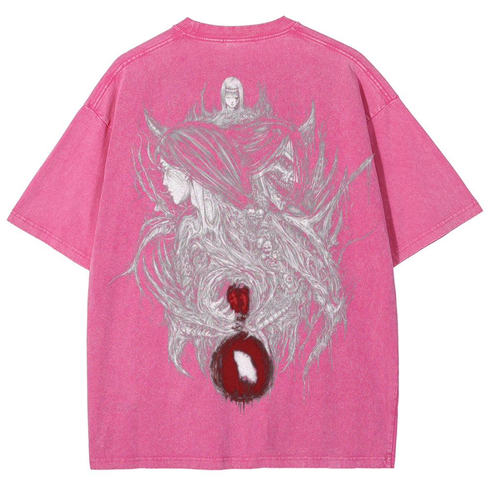 Attack On Titan Unisex Fit Washed T-Shirt 2503000078