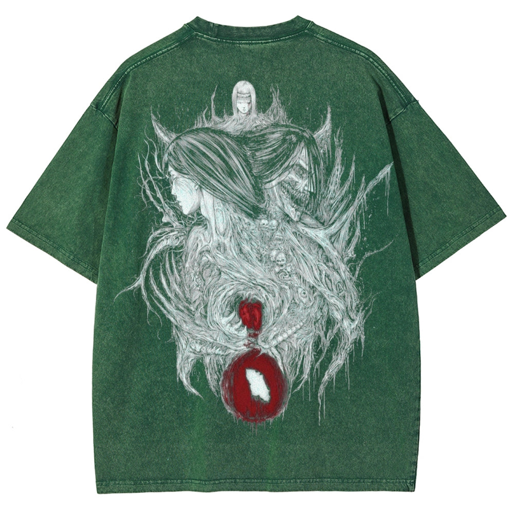 Attack On Titan Unisex Fit Washed T-Shirt 2503000078