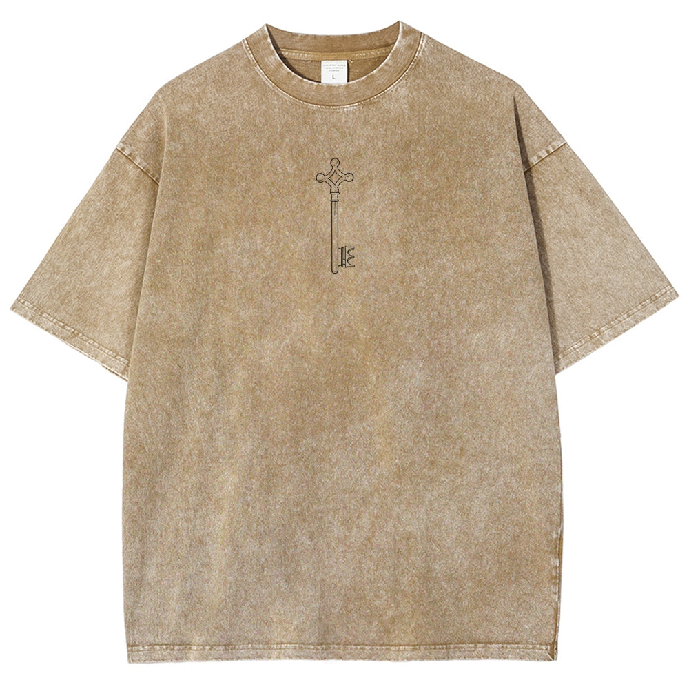 Attack On Titan Unisex Fit Washed T-Shirt 2503000103