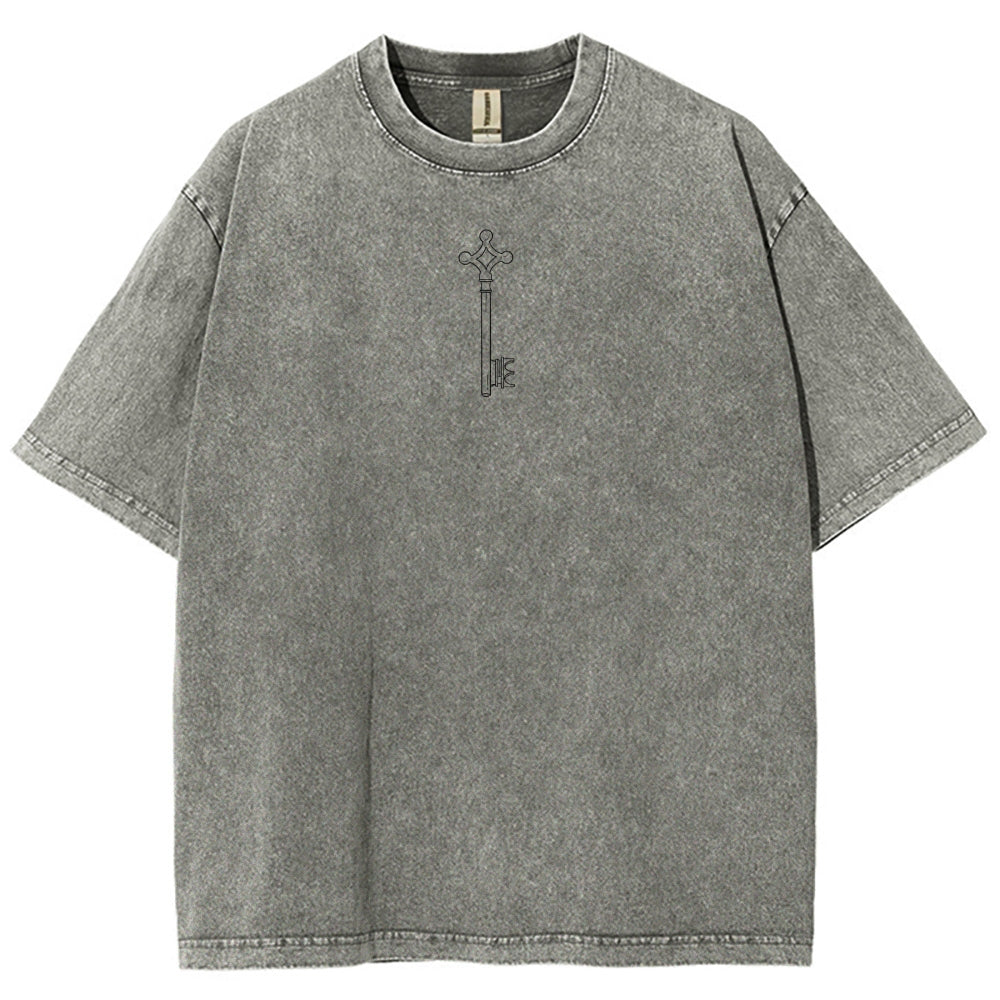 Attack On Titan Unisex Fit Washed T-Shirt 2503000103