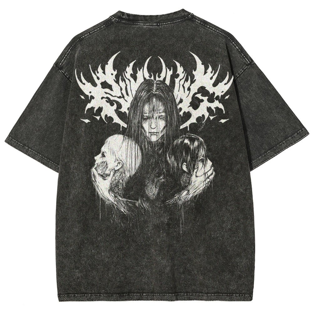 Attack On Titan Unisex Fit Washed T-Shirt 2503000106