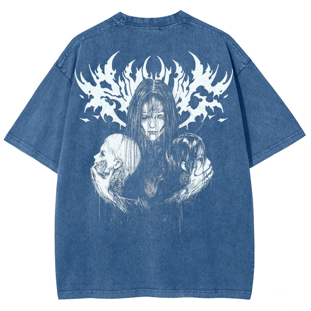 Attack On Titan Unisex Fit Washed T-Shirt 2503000106