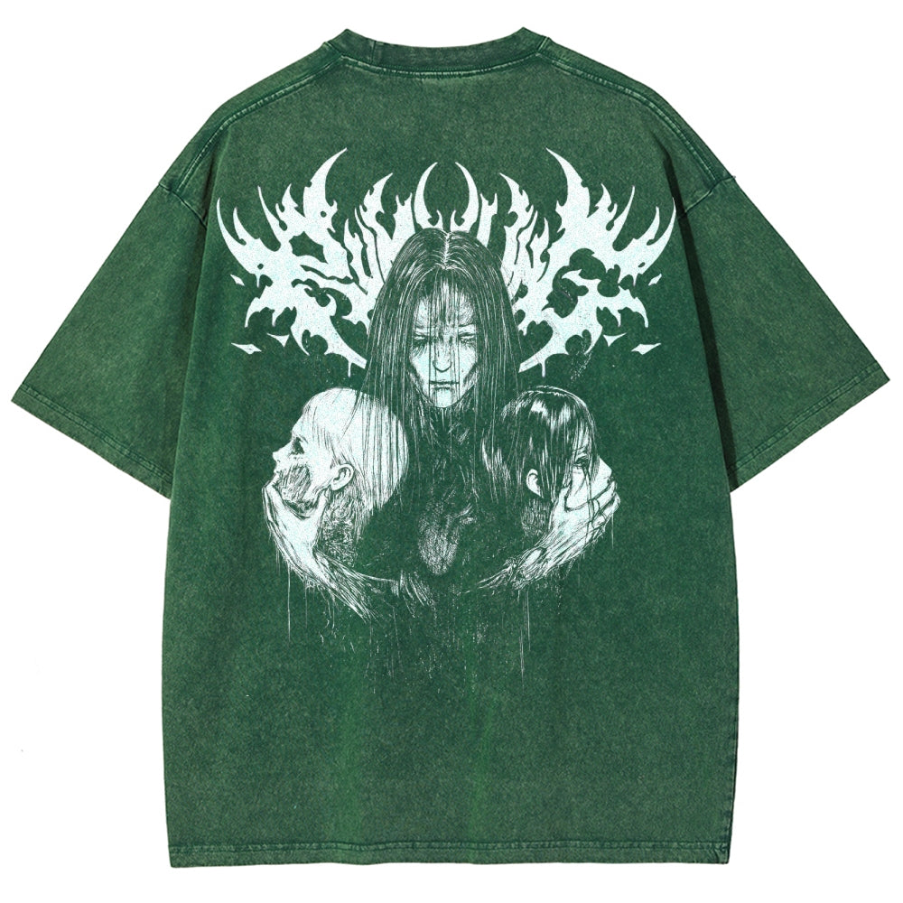 Attack On Titan Unisex Fit Washed T-Shirt 2503000106