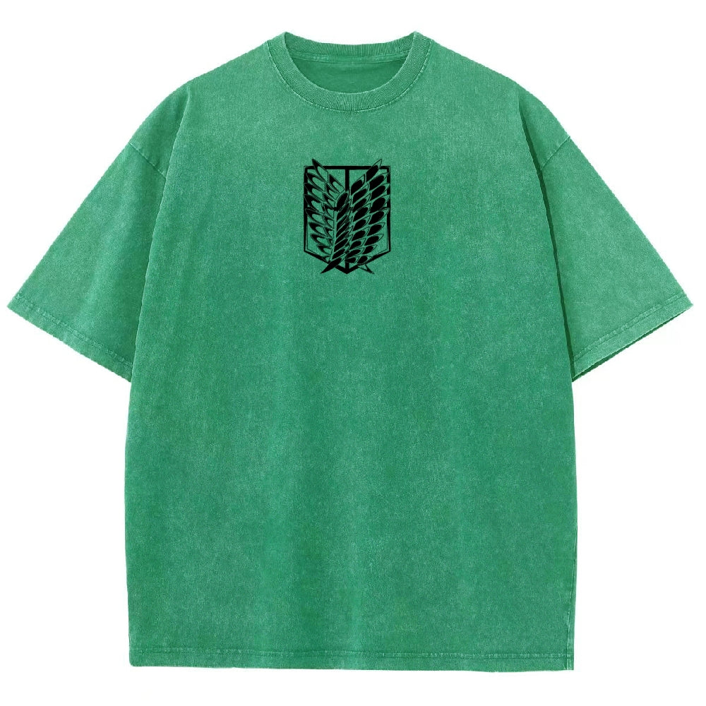 Attack On Titan Unisex Fit Washed T-Shirt 2503000118
