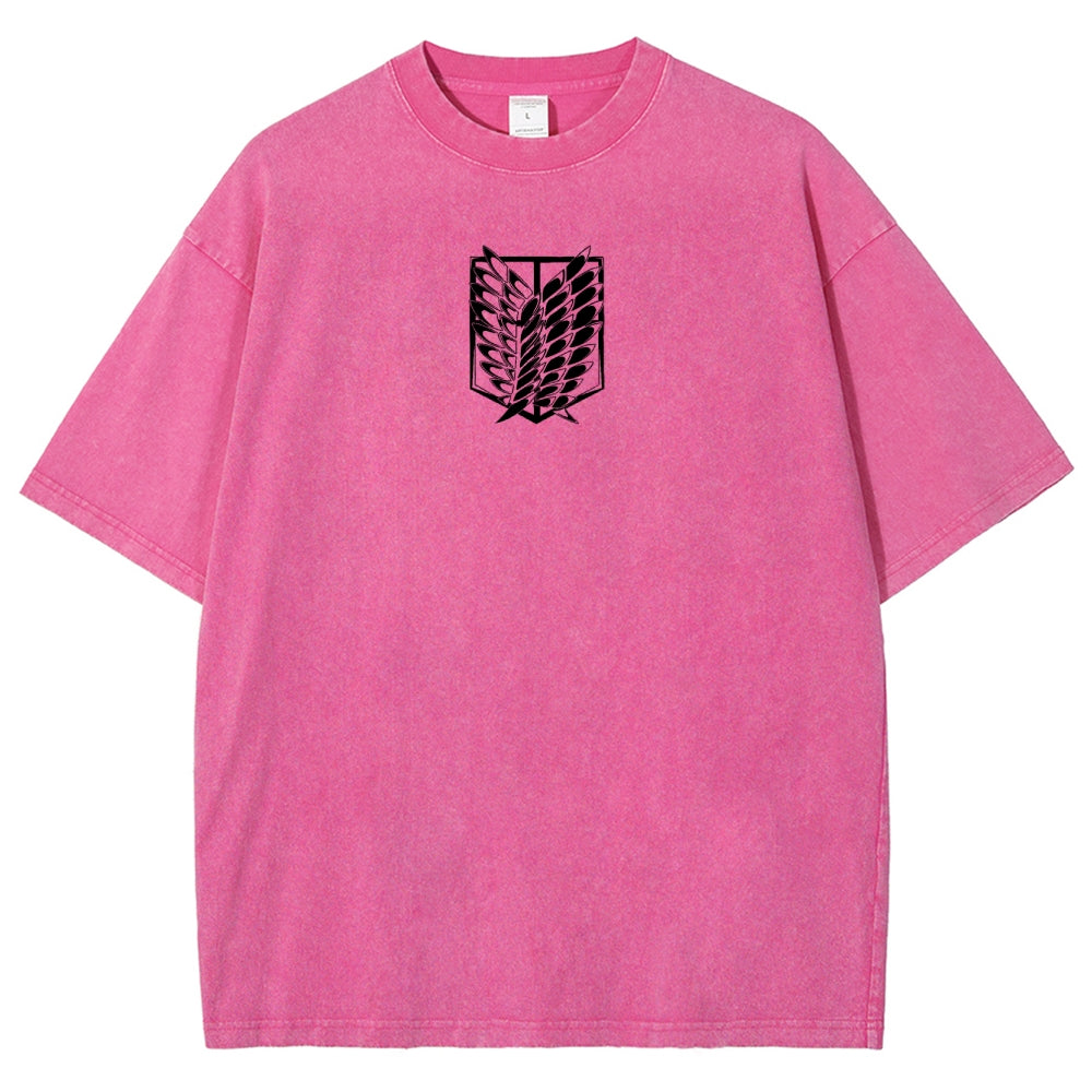 Attack On Titan Unisex Fit Washed T-Shirt 2503000118