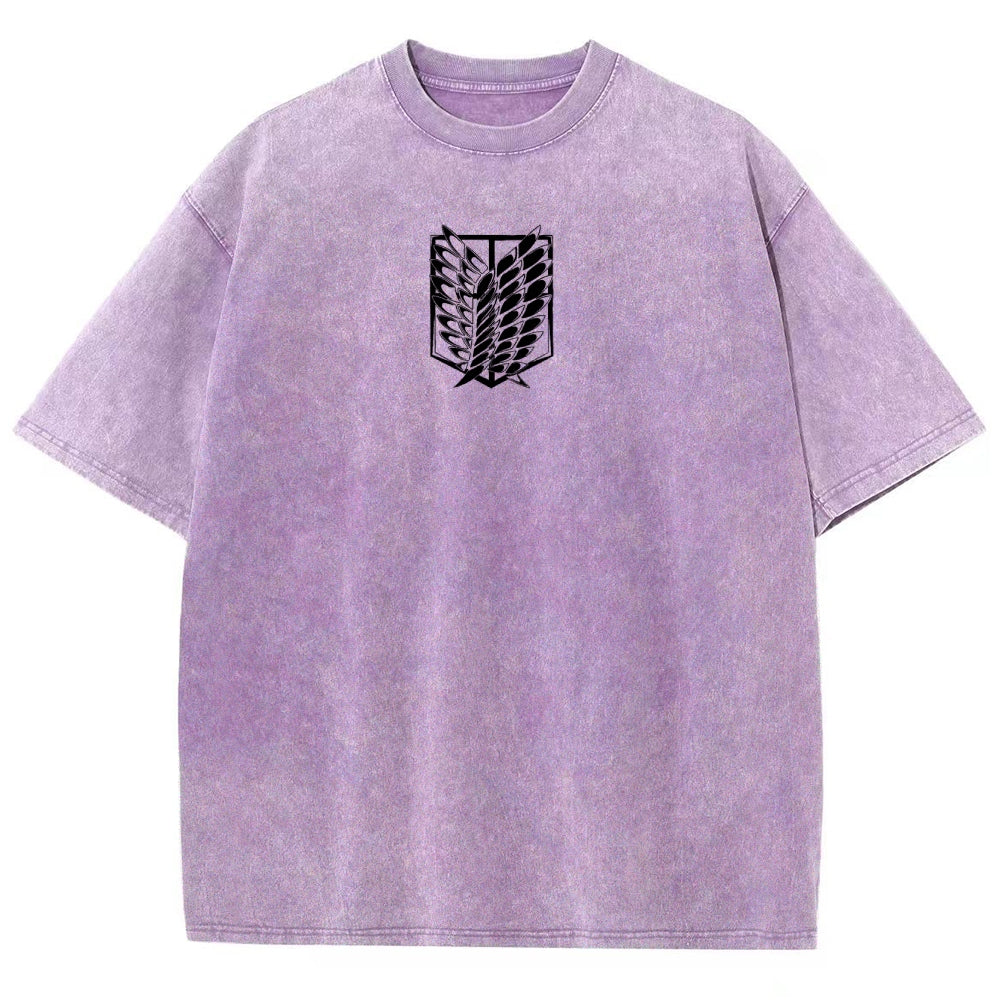 Attack On Titan Unisex Fit Washed T-Shirt 2503000118