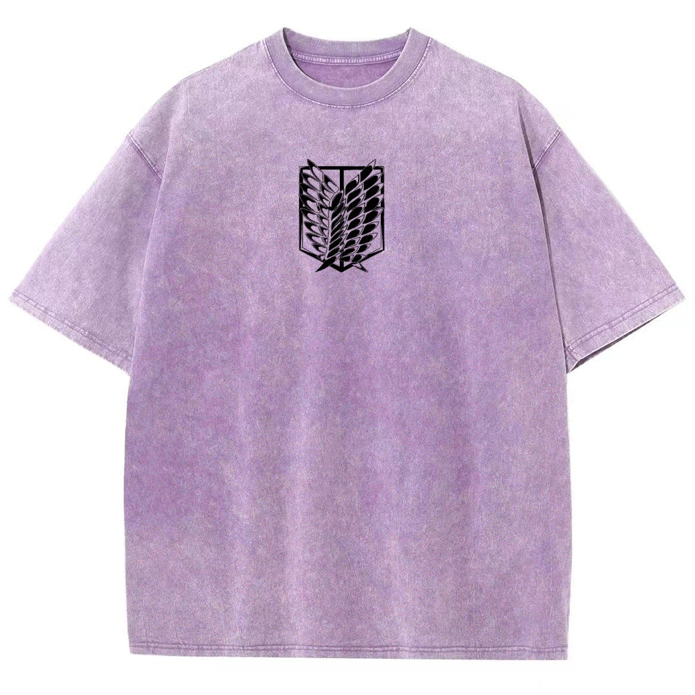 Attack On Titan Unisex Fit Washed T-Shirt 2503000122