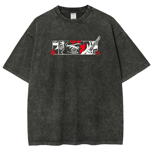 Demon Slayer Tanjiro Kamado Vintage Washed T-Shirt 2503003932