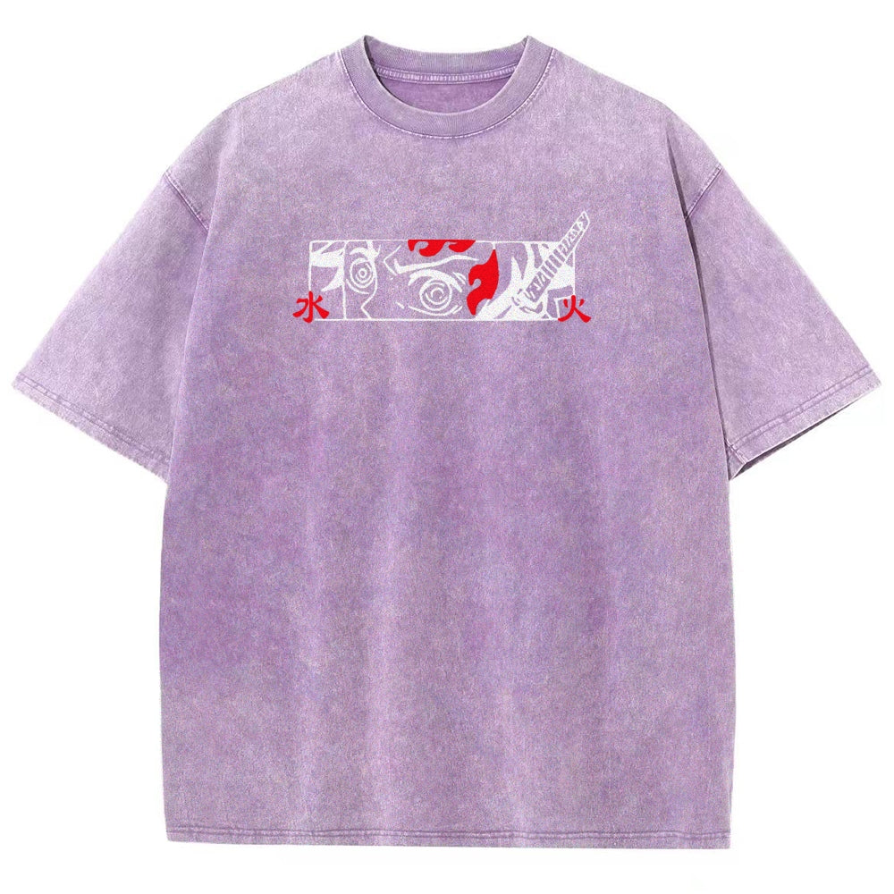 Demon Slayer Tanjiro Kamado Vintage Washed T-Shirt 2503003932