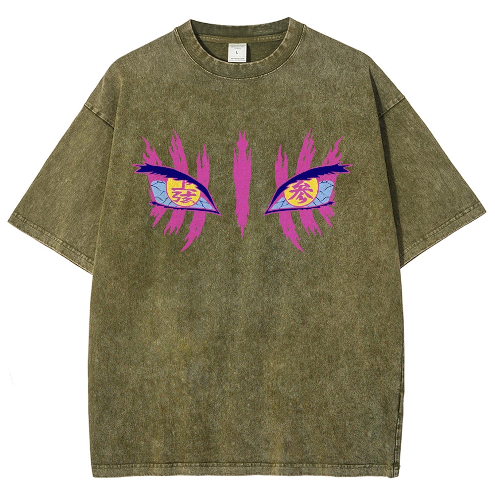 Demon Slayer Unisex Fit Washed T-Shirt 2503005372