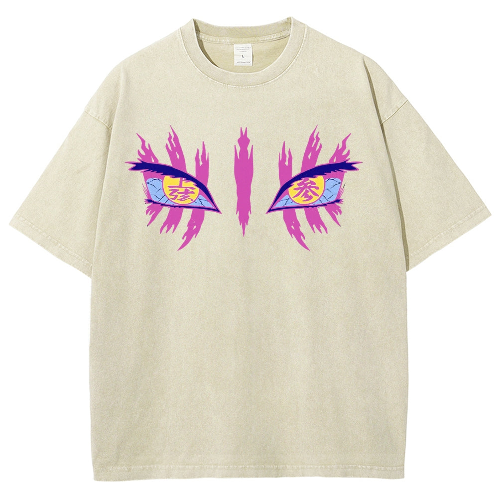 Demon Slayer Unisex Fit Washed T-Shirt 2503005374