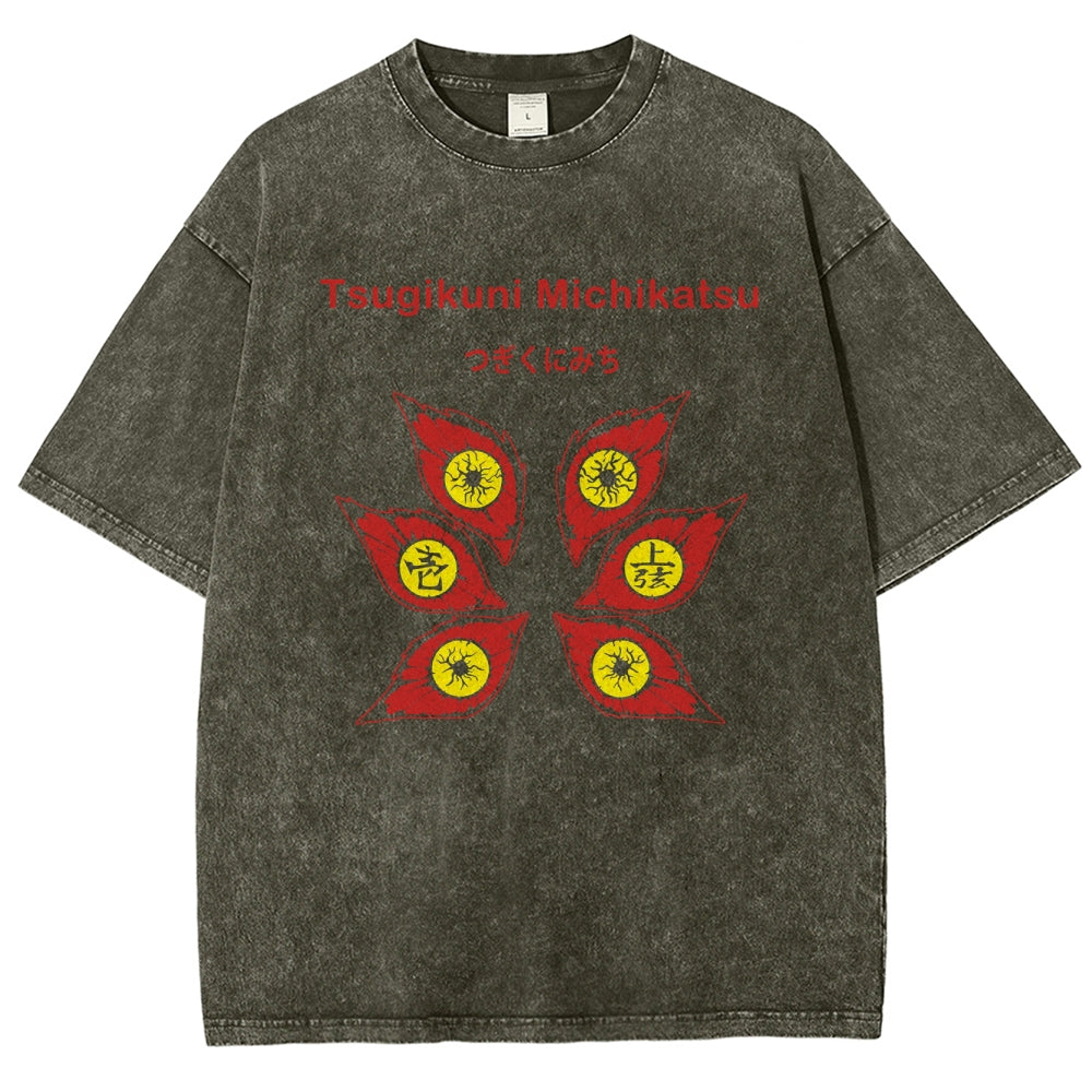 Demon Slayer Unisex Fit Washed T-Shirt 2503005375