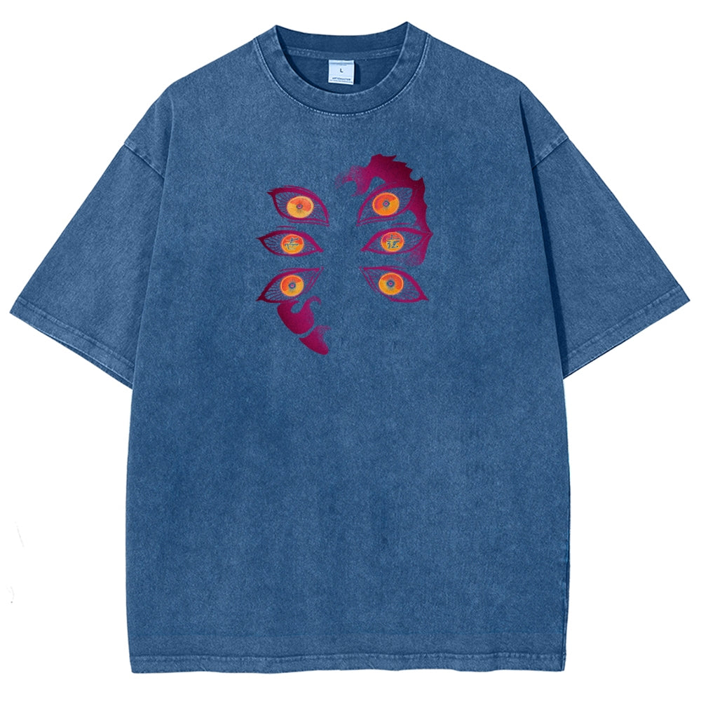 Demon Slayer Unisex Fit Washed T-Shirt 2503005412