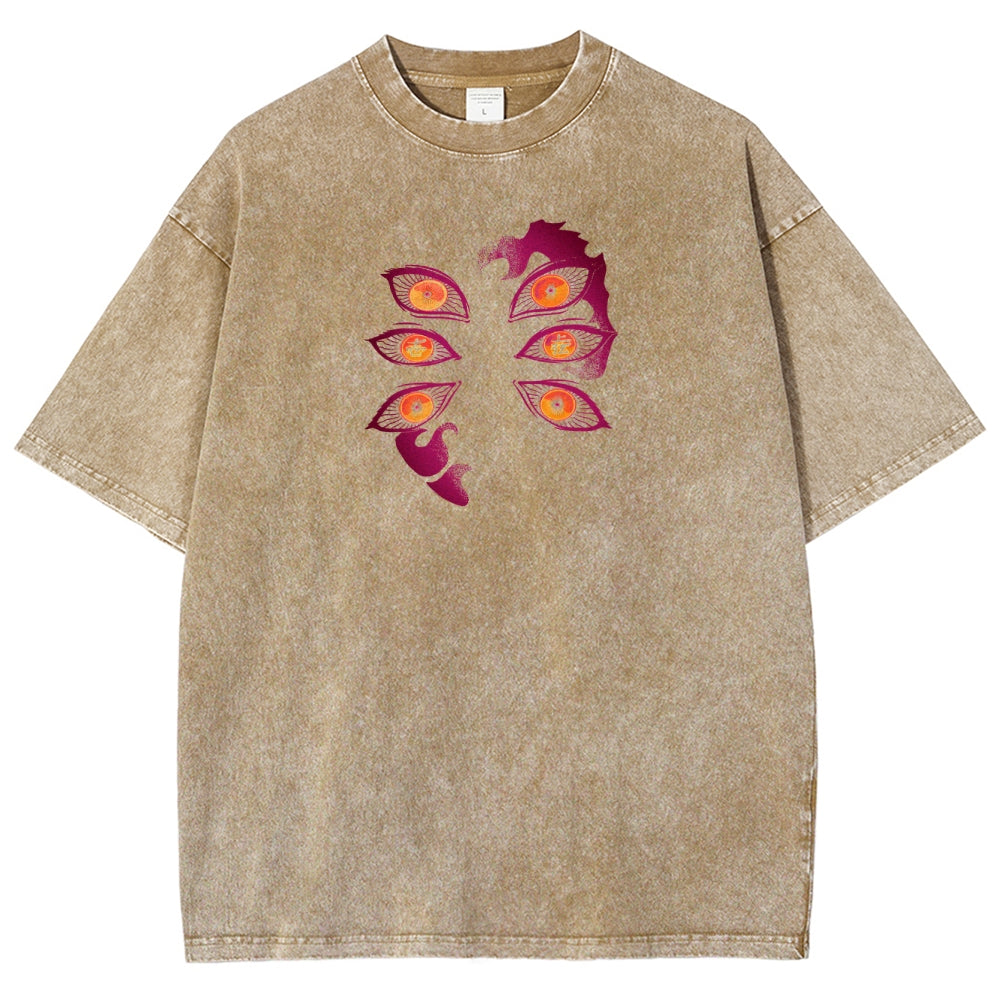 Demon Slayer Unisex Fit Washed T-Shirt 2503005412