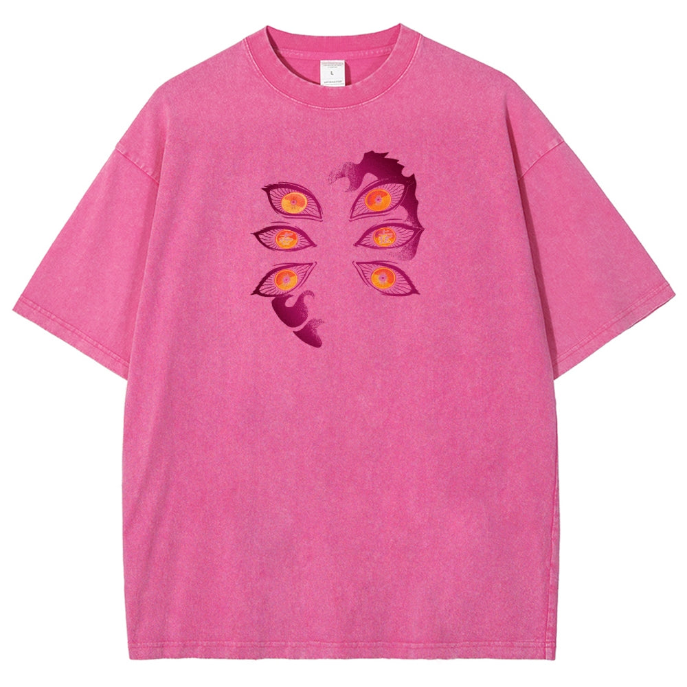 Demon Slayer Unisex Fit Washed T-Shirt 2503005412