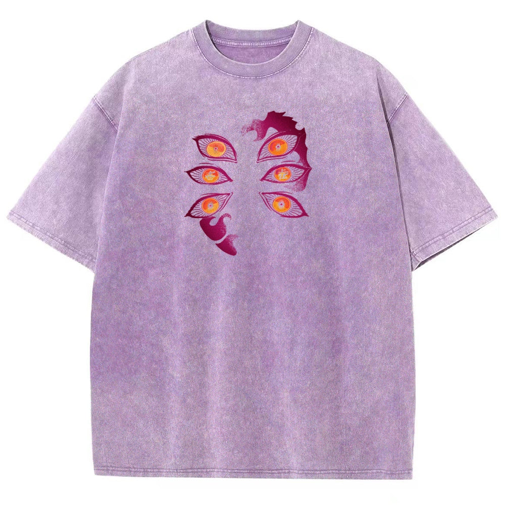 Demon Slayer Unisex Fit Washed T-Shirt 2503005412