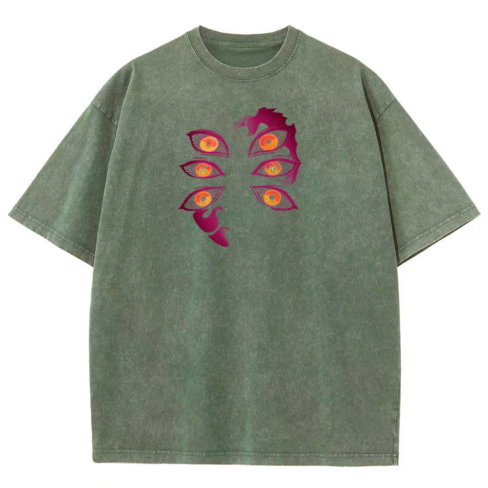 Demon Slayer Unisex Fit Washed T-Shirt 2503005412