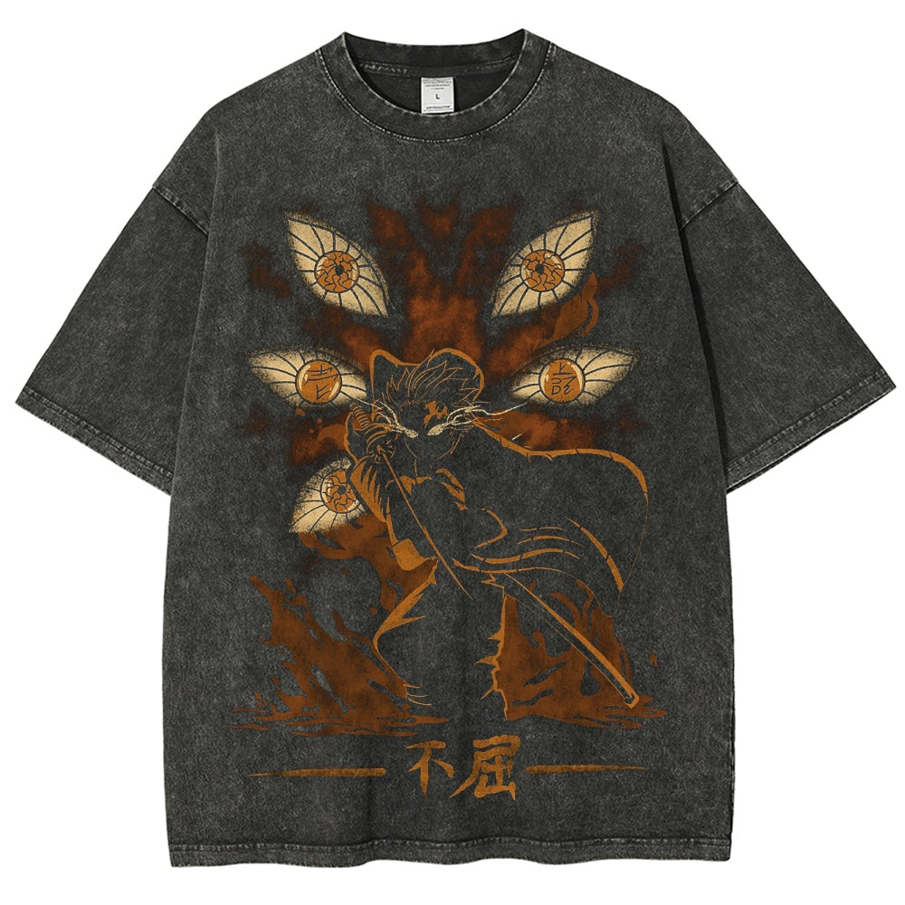 Demon Slayer Unisex Fit Washed T-Shirt 2503005419