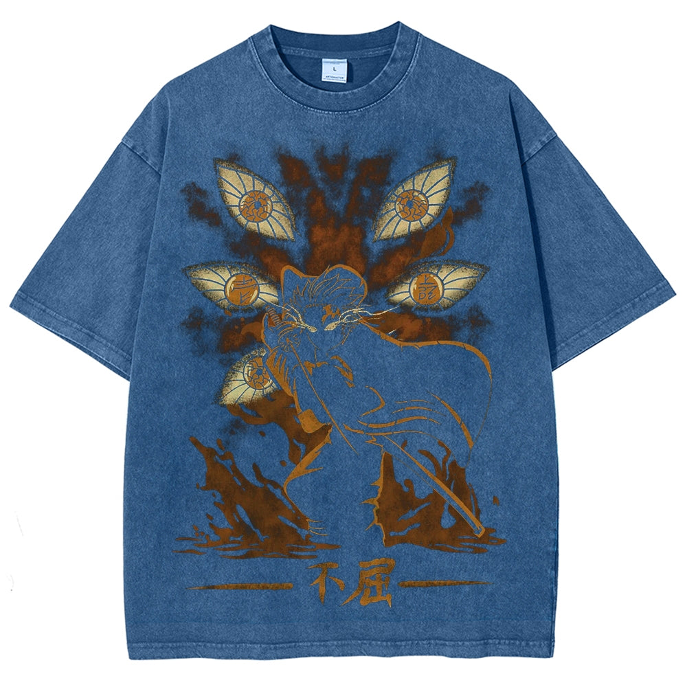 Demon Slayer Unisex Fit Washed T-Shirt 2503005419