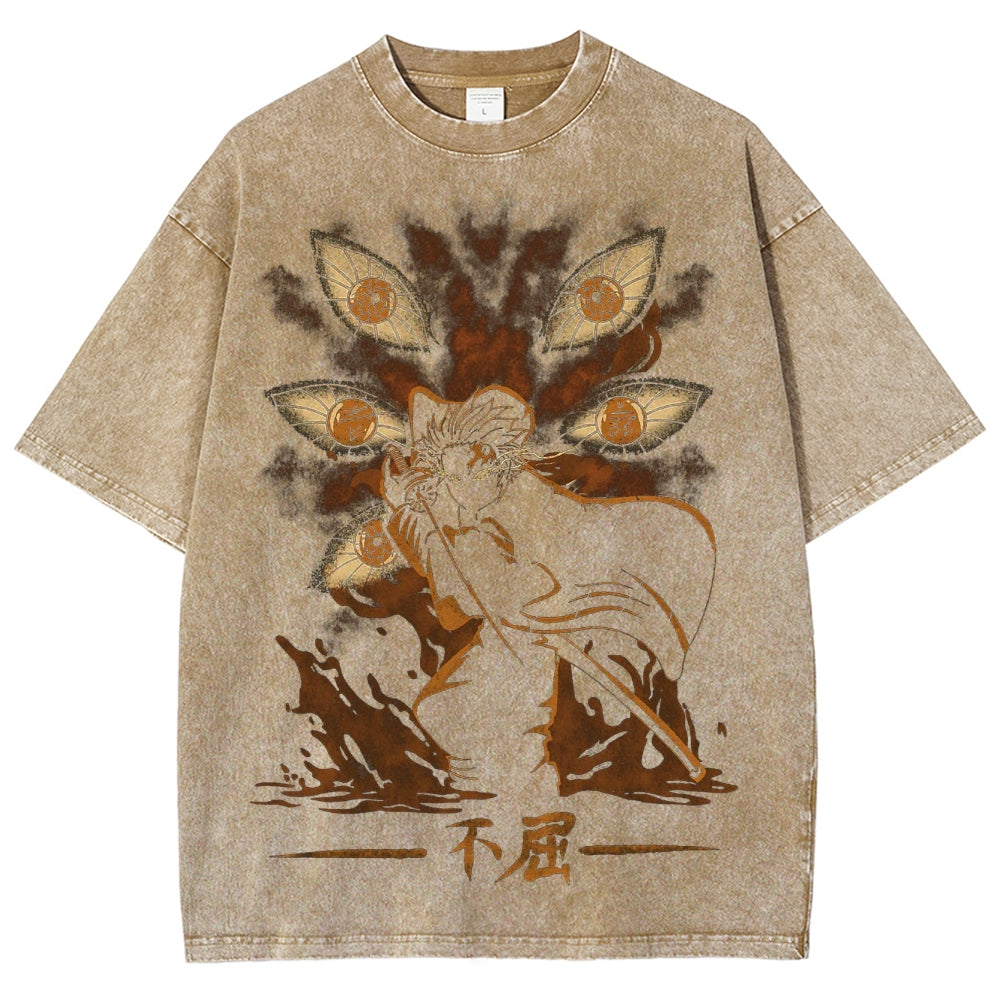 Demon Slayer Unisex Fit Washed T-Shirt 2503005419