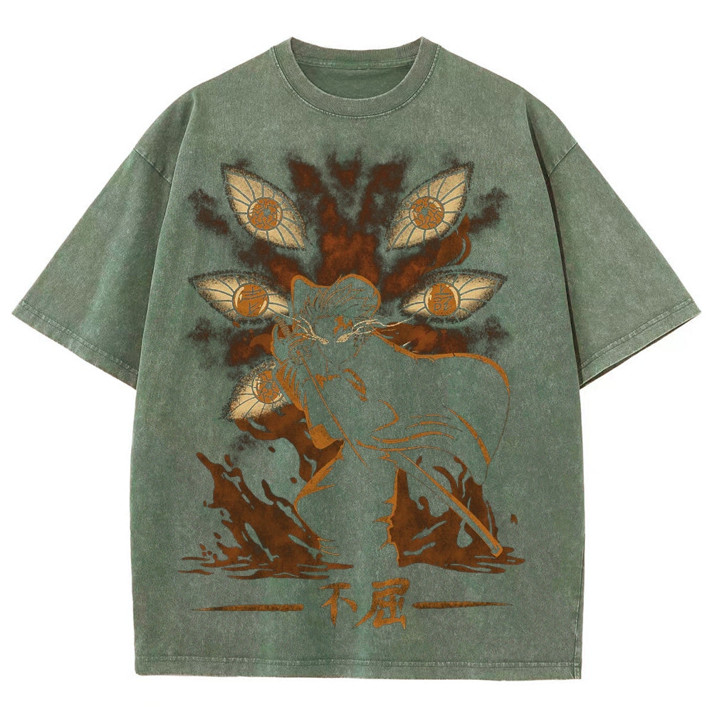 Demon Slayer Unisex Fit Washed T-Shirt 2503005419