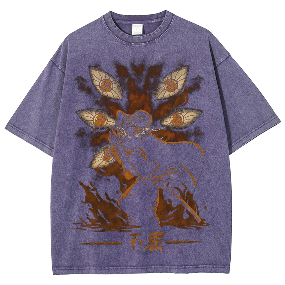 Demon Slayer Unisex Fit Washed T-Shirt 2503005419