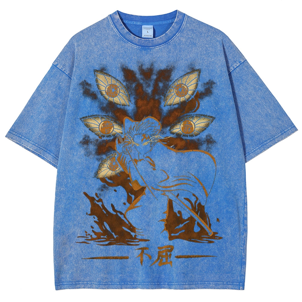 Demon Slayer Unisex Fit Washed T-Shirt 2503005419