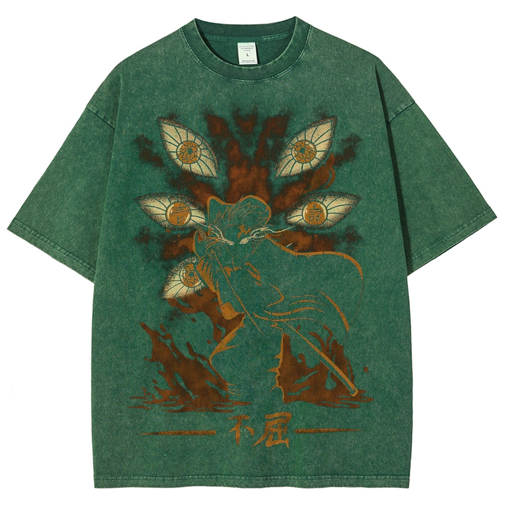 Demon Slayer Unisex Fit Washed T-Shirt 2503005419