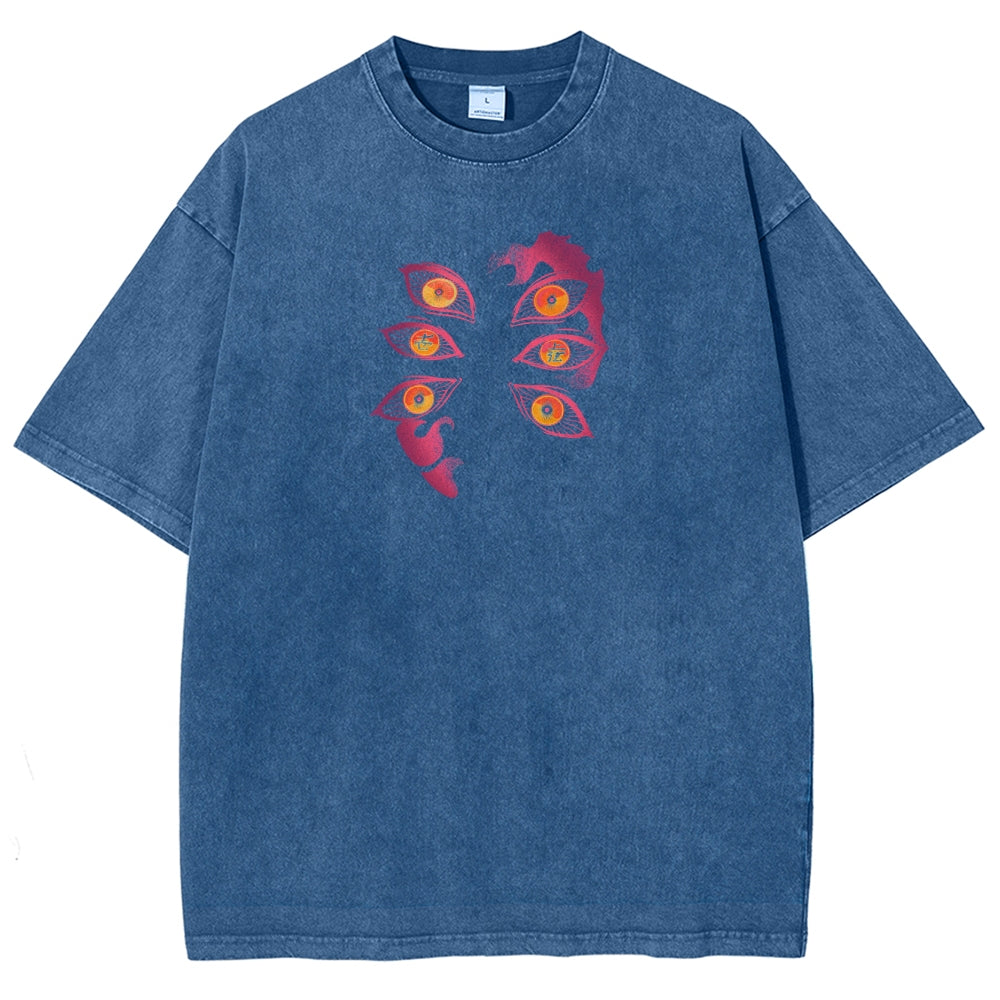 Demon Slayer Unisex Fit Washed T-Shirt 2503005422