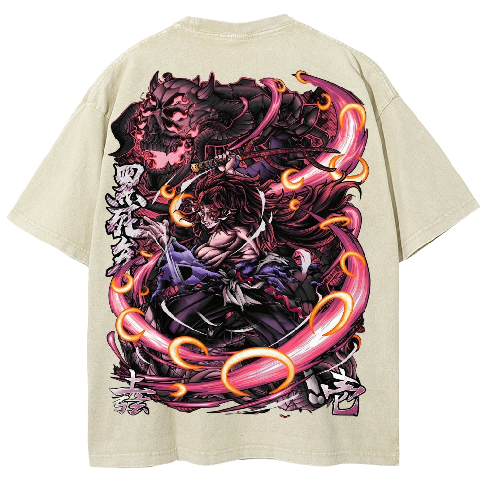 Demon Slayer Unisex Fit Washed T-Shirt 2503005422