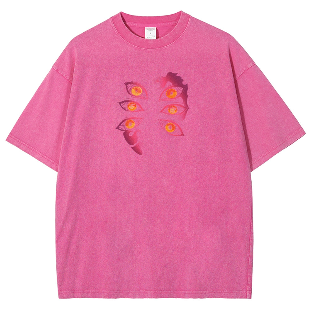 Demon Slayer Unisex Fit Washed T-Shirt 2503005422