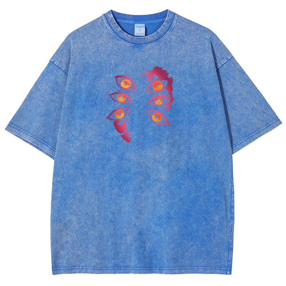 Demon Slayer Unisex Fit Washed T-Shirt 2503005422