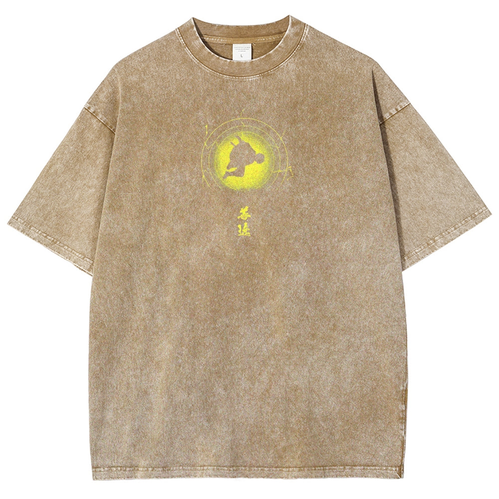 Demon Slayer Unisex Fit Washed T-Shirt 2503005425