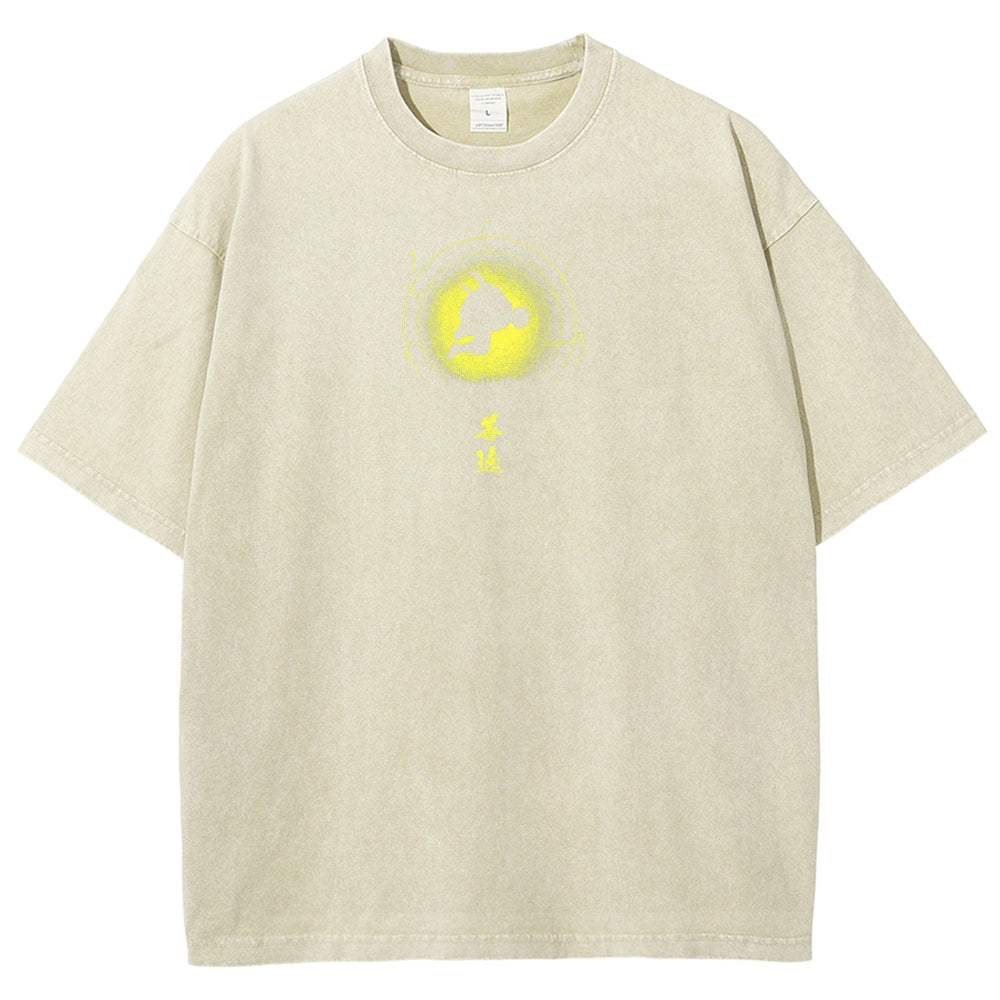 Demon Slayer Unisex Fit Washed T-Shirt 2503005425