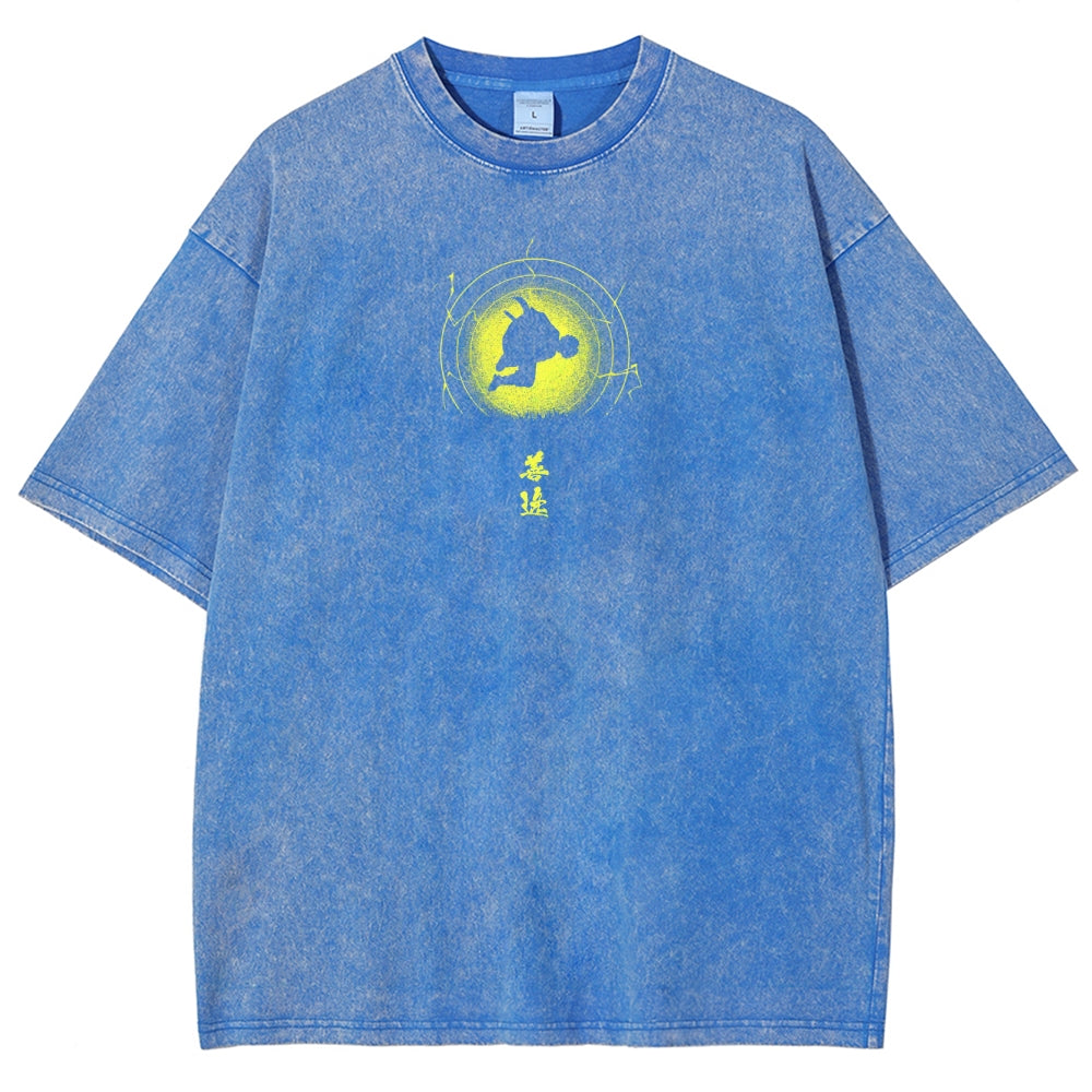 Demon Slayer Unisex Fit Washed T-Shirt 2503005425