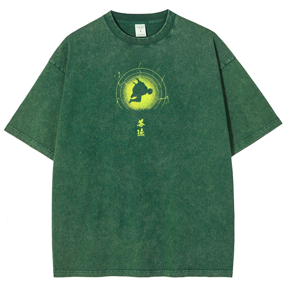 Demon Slayer Unisex Fit Washed T-Shirt 2503005425