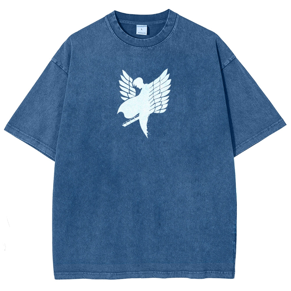 Attack on Titan Unisex Fit Washed T-Shirt 2503010150