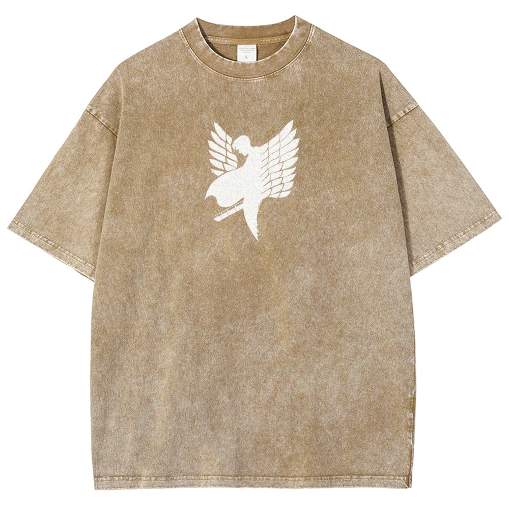 Attack on Titan Unisex Fit Washed T-Shirt 2503010150