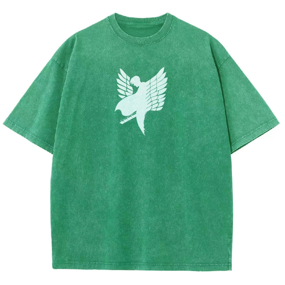 Attack on Titan Unisex Fit Washed T-Shirt 2503010150
