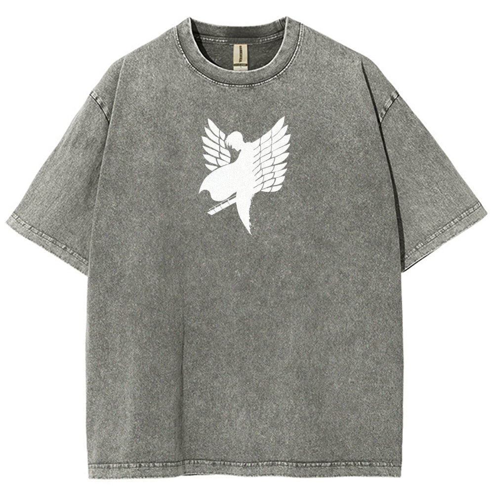Attack on Titan Unisex Fit Washed T-Shirt 2503010150