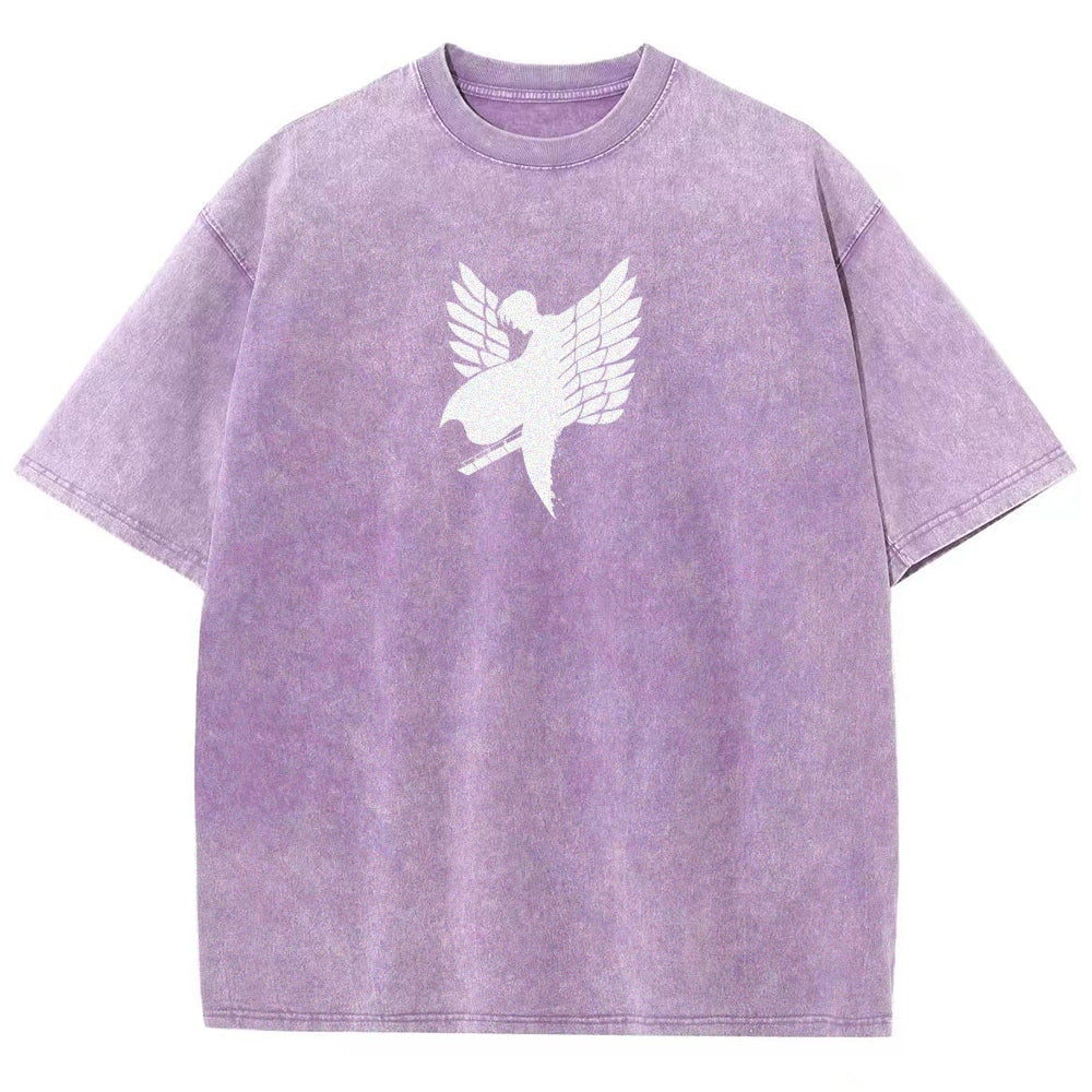 Attack on Titan Unisex Fit Washed T-Shirt 2503010150