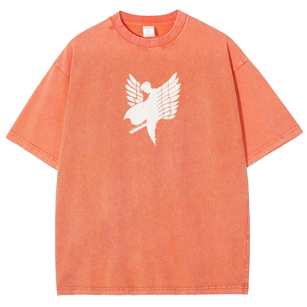 Attack on Titan Unisex Fit Washed T-Shirt 2503010150