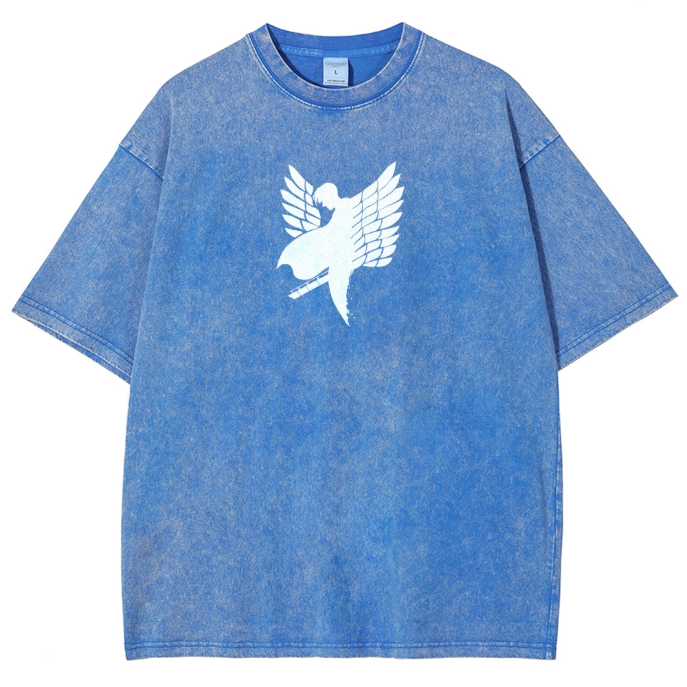 Attack on Titan Unisex Fit Washed T-Shirt 2503010150