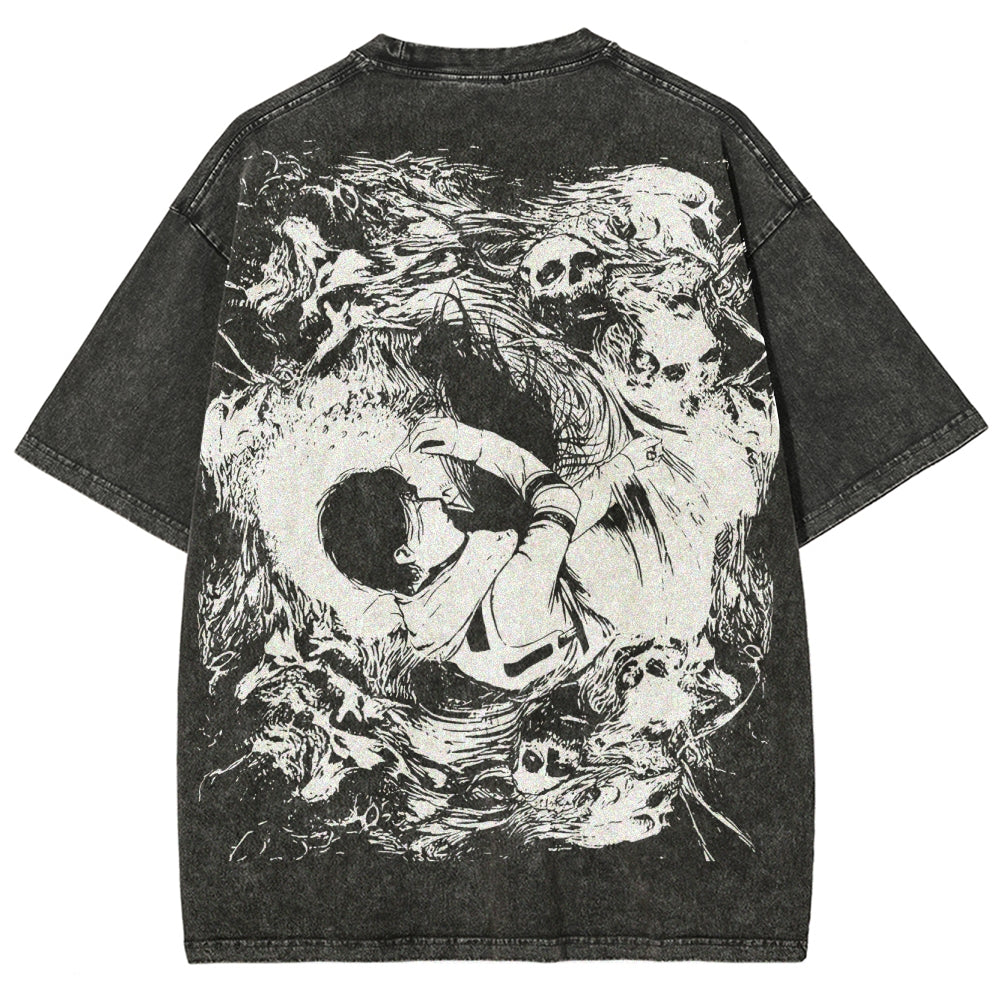 Attack on Titan Unisex Fit Washed T-Shirt 2503010151