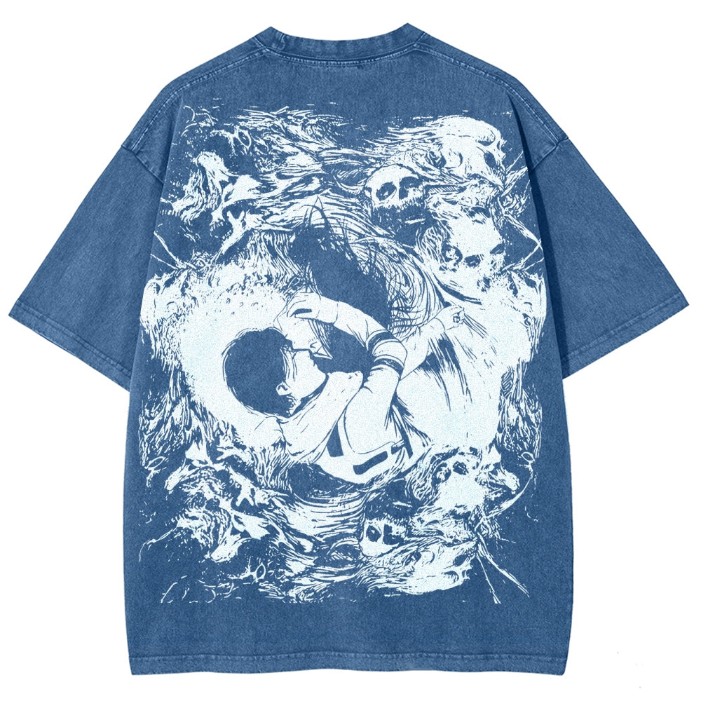 Attack on Titan Unisex Fit Washed T-Shirt 2503010151